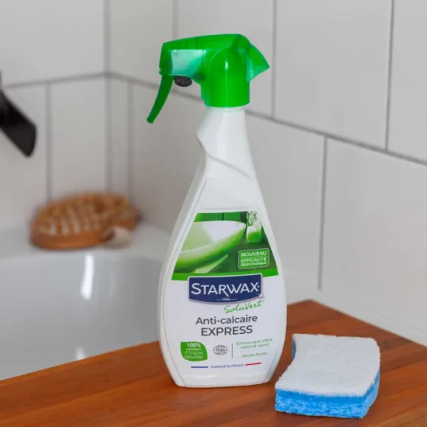 Anti-calcaire express pour salle de bains Soluvert 500 ml, Starwax