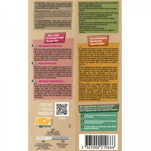 Argile verte Ecocert, Starwax Fabulous