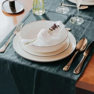 Assiette à salade et pâtes Yaka Noir, Médard de Noblat