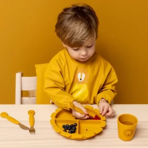 Assiette compartiments silicone avec ventouse Mr Lion, Trixie