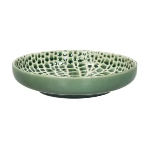 Assiette creuse 20 cm Lotus vert, Pomax