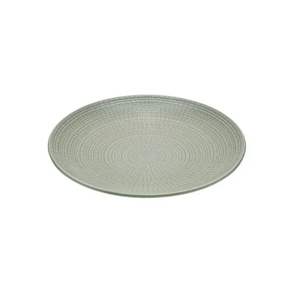 Assiette dessert Modulo Nature Jade, Degrenne Paris