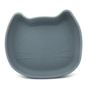 Assiette en silicone Chat, The Cotton Cloud