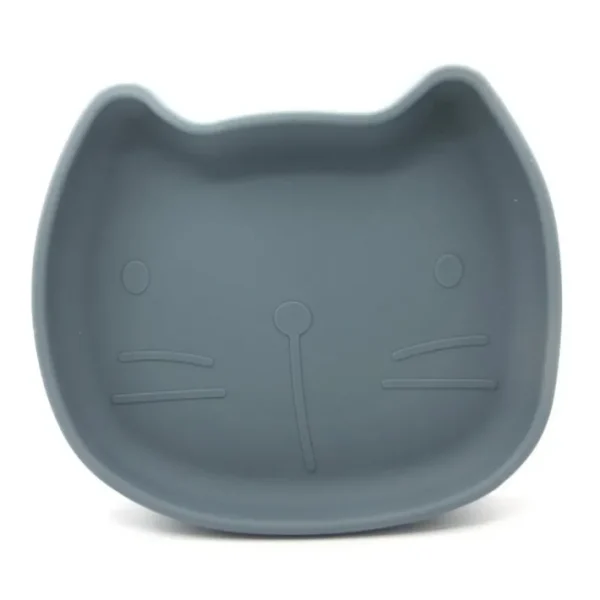 Assiette en silicone Chat, The Cotton Cloud