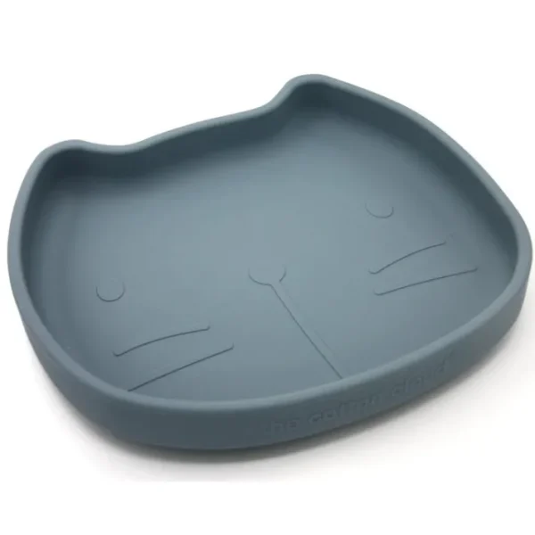 Assiette en silicone Chat, The Cotton Cloud