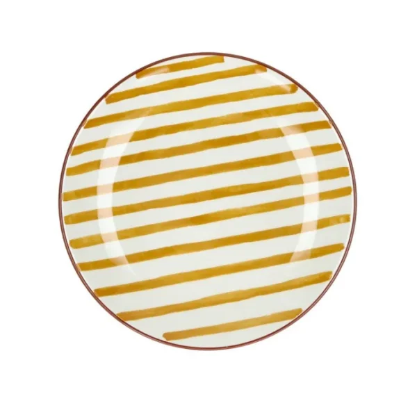 Assiette Mykonos jaune, Pomax