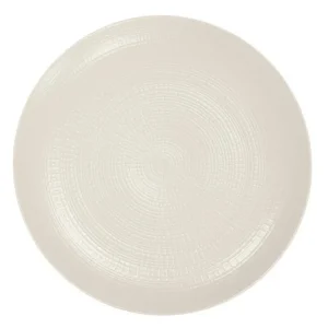 Assiette plate Modulo Nature Kaolin, Degrenne Paris