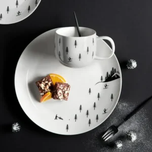 Assiette plate Skiing, Asa Selection