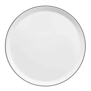 Assiette plate Yaka Noir, Médard de Noblat