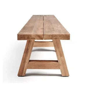 Banc en teck 250 x 42 cm Cantina, Manufactori