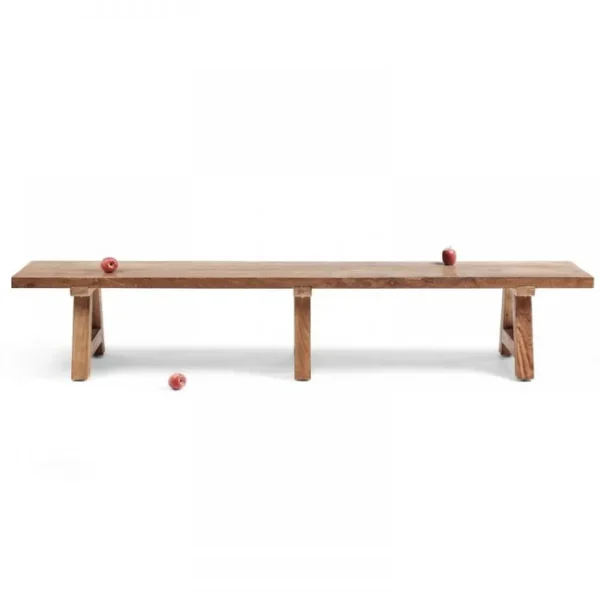 Banc en teck 250 x 42 cm Cantina, Manufactori