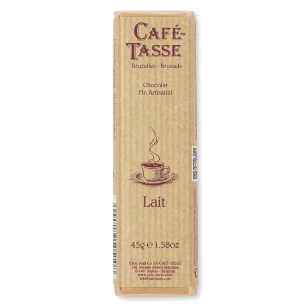 Barre de chocolat au Lait, Café Tasse