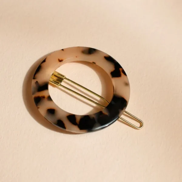 Barrette Ronde Ecaille, Bachca
