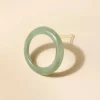 Barrette Ronde Opaline Vert d'eau, Bachca