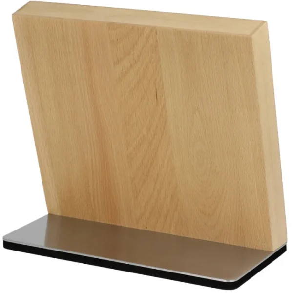 Bloc Couteaux aimanté en bois de Hêtre, Cristel