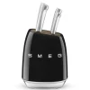 Bloc Couteaux années 50 Noir, Smeg