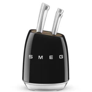 Bloc Couteaux années 50 Noir, Smeg