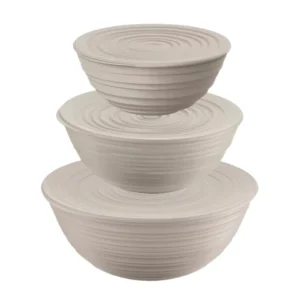 Bol avec couvercle Tierra Gris Tourterelle, Guzzini