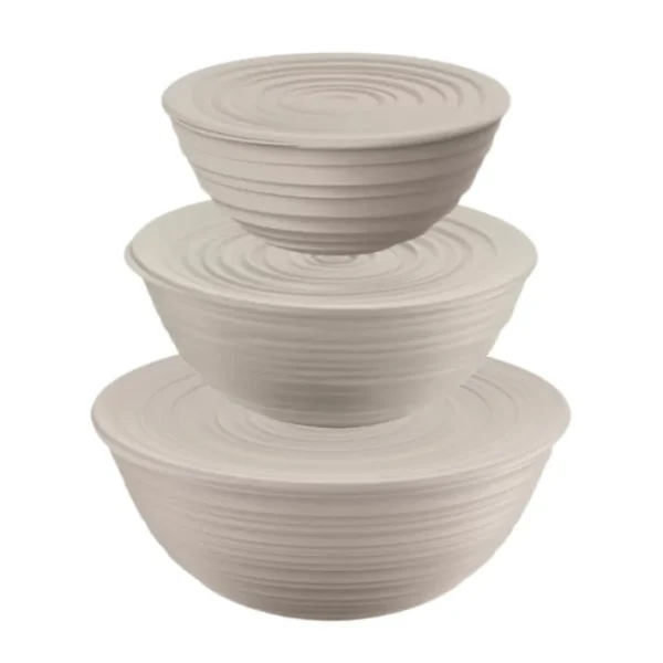 Bol avec couvercle Tierra Gris Tourterelle, Guzzini