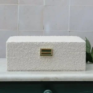 Boîte à Bijoux Louise Moumoute Blanc, Maison Scarlett