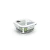 Boîte carrée en verre 800 ml, Pebbly