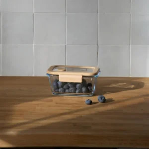 Boîte de conservation sous-vide en verre, Pebbly
