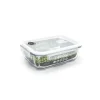 Boîte rectangulaire en verre 1.5L, Pebbly