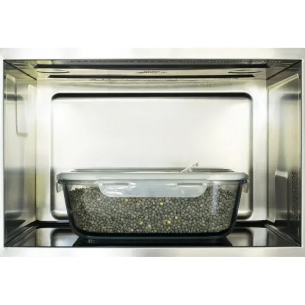 Boîte rectangulaire en verre 2.25L, Pebbly