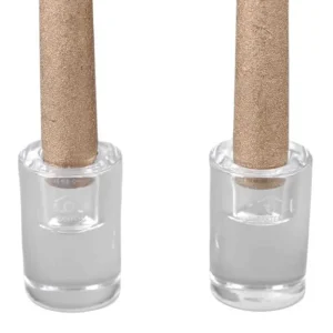 Bougeoir verre 6 cm, Rasteli