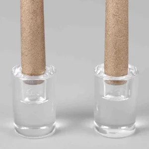 Bougeoir verre 6 cm, Rasteli