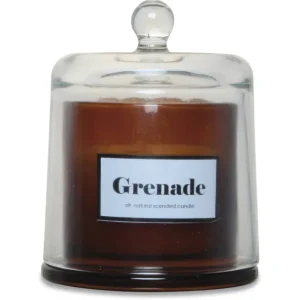Bougie Cloche Ambre Parfum Grenade, Opjet