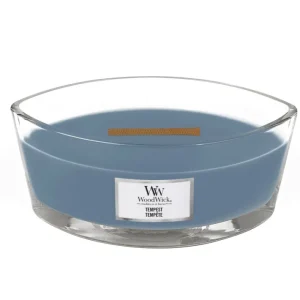 Bougie Ellipse parfumée Tempête, Woodwick