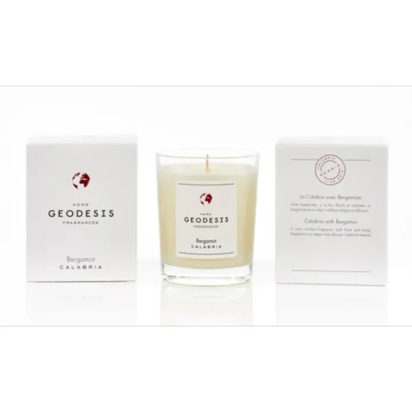 Bougie parfumée 180g Bergamote, Geodesis