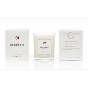 Bougie parfumée 180g Bois d'Agar, Geodesis