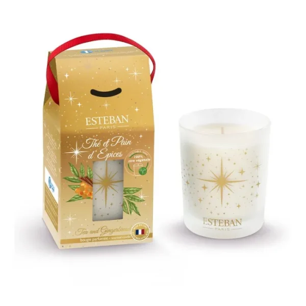 Bougie parfumée 180g Thé et Pain d'épices, Esteban