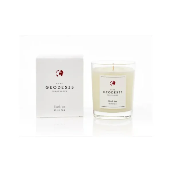 Bougie parfumée 180g Thé Noir, Geodesis