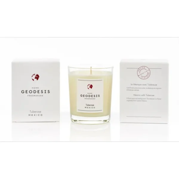 Bougie parfumée 180g Tubéreuse, Geodesis
