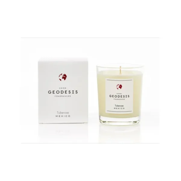 Bougie parfumée 180g Tubéreuse, Geodesis