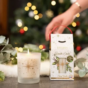 Bougie parfumée 180g Vanille étoilée, Estéban