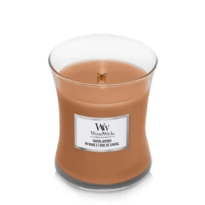Bougie parfumée Myrrhe et bois de santal, Woodwick