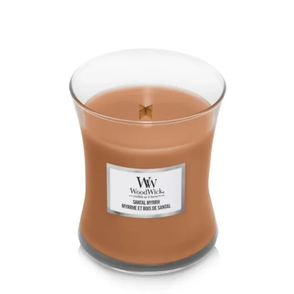 Bougie parfumée Myrrhe et bois de santal, Woodwick