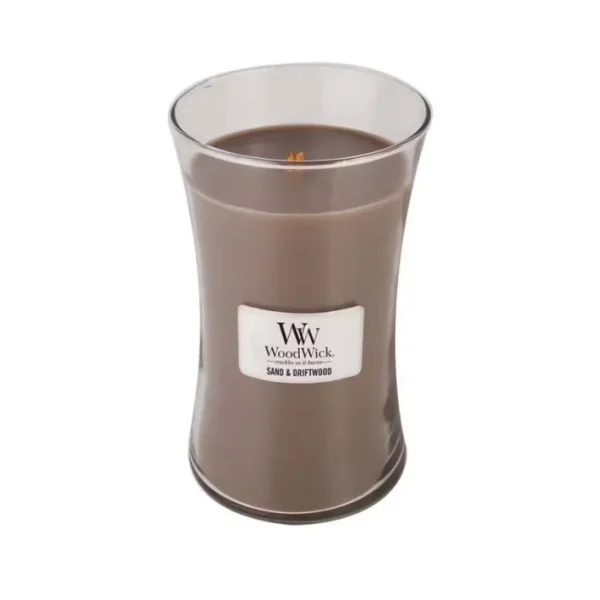 Bougie Parfumée Sable et Bois Flotté, Woodwick