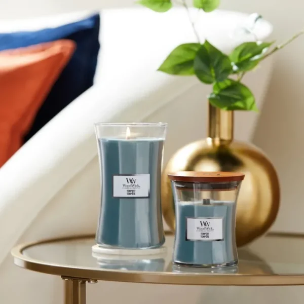 Bougie parfumée Tempête, Woodwick