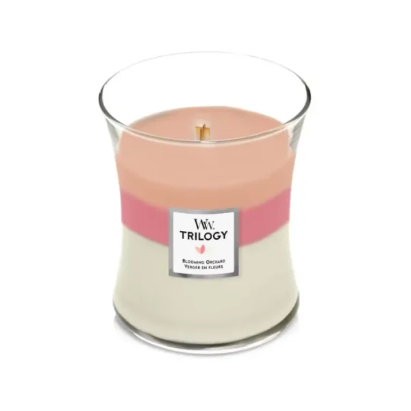 Bougie parfumée Trilogy Verger en Fleurs, Woodwick