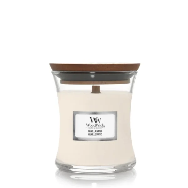 Bougie parfumée Vanille Musc, Woodwick