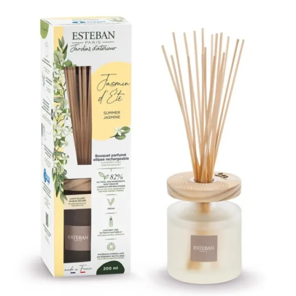 Bouquet parfumé Ellipse Jasmin d'été 200ml, Esteban