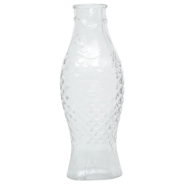 Bouteille 0.85L Poisson Transparent, Serax