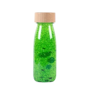 Bouteille Sensorielle Float Verte, Petit Boum
