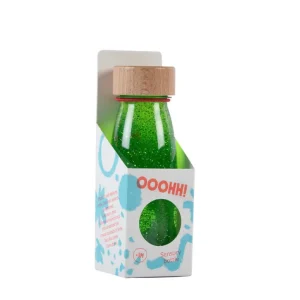 Bouteille Sensorielle Float Verte, Petit Boum