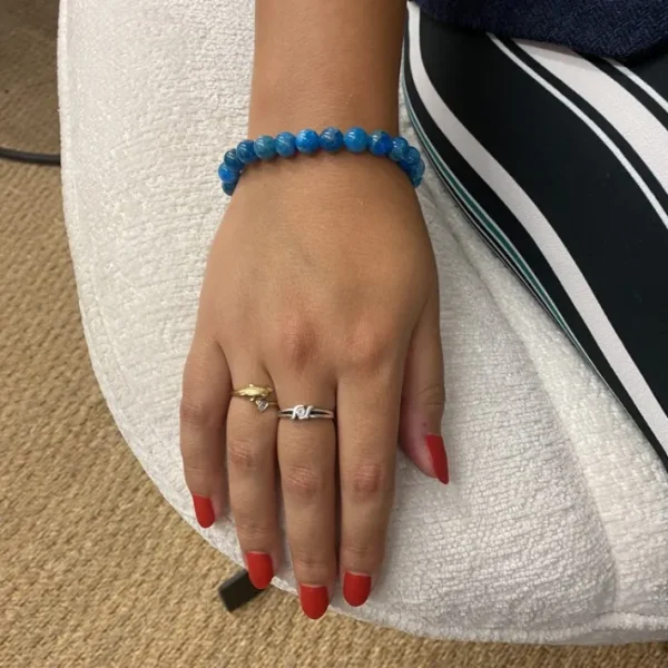 Bracelet Apatite bleue, Koukouma & Co